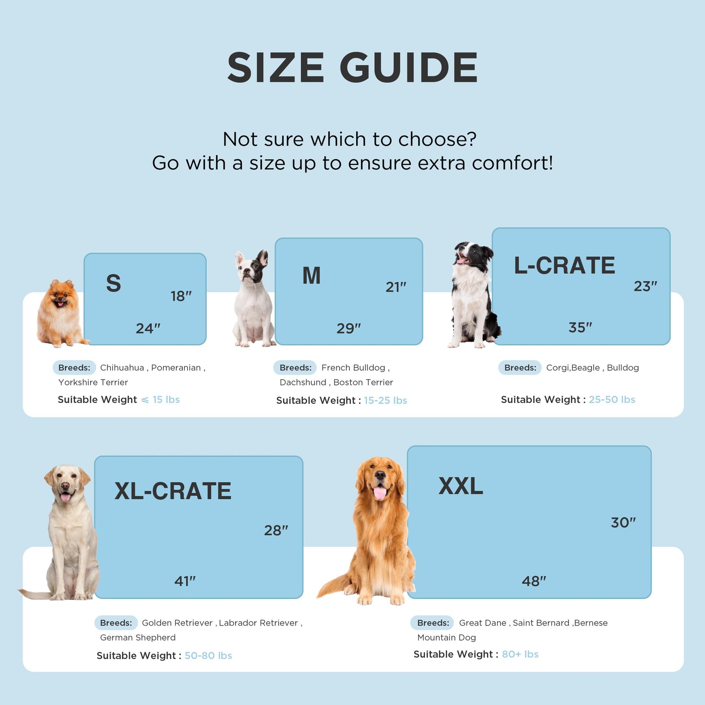 Bedsure Cooling Mat for Large Dogs – 41x28 Thin Washable Cooling Pet Pad for Puppy, QMAX>0.5, XL Portable Kennel Puppy Bed for Summer, Non-Slip Summer Crate Pad for Big Dog Up to 80 lbs