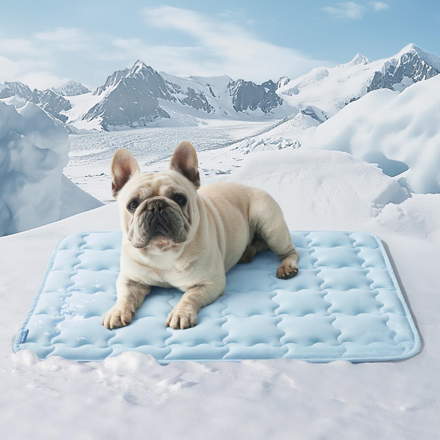 Bedsure Cooling Mat for Large Dogs – 41x28 Thin Washable Cooling Pet Pad for Puppy, QMAX>0.5, XL Portable Kennel Puppy Bed for Summer, Non-Slip Summer Crate Pad for Big Dog Up to 80 lbs